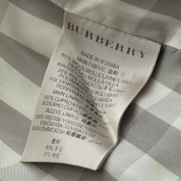 Burberry London Littleton Wool Trench Coat - Picture 7 of 10